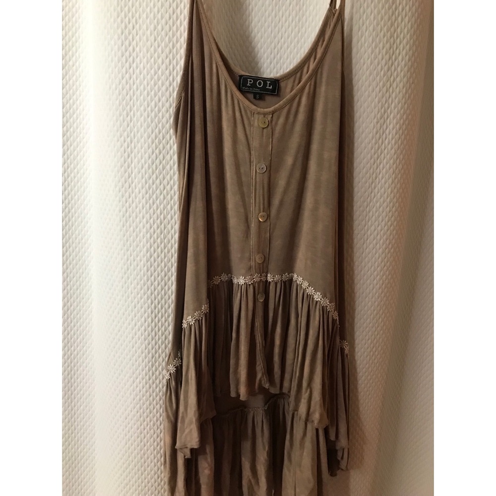 Boho high low tank top